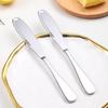 1Pc Stainless Steel Butter Knife Holes Cheese Dessert Knife Jam Knife Cutlery Toast Wipe Cream Bread Cheese Cutter Kitchen Tools