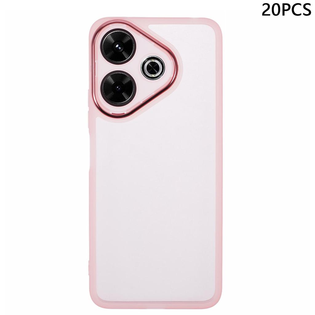 Bulk Purchasing 20Pcs For Xiaomi Redmi 13 4G Case Electroplated Camera Frame TPU Phone Cover Precise Cutouts
