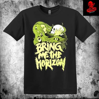 Мужские и женские футболки Bring Me The Horizon Металл Рок-группа Унисекс Тяжелый Хлопок