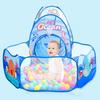 Portable Children's Tent 3 In 1 Basketball Stand with Tunnel Ball Pool Indoor and Outdoor Climbing Playhouse Children's Gift
