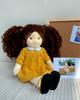 BlissfulPixie Waldorf Doll - Handmade Inka 12" Soft Girl Plush Toy, Perfect for Kids
