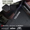 1/2Pcs For 4 Motion Passat Beetle Caddy Touran T-Cross Sharan Amarok GTD Logo Car HD Projector Lamp LED Auto Door Welcome Light