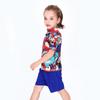 Kids' Sun Protection Two-Piece: Short Sleeve Casual Beachwear & Loose Pants for Boys & Girls
