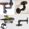 Новые черные фитинги для труб ковкий чугун 1/2'' 3/4'' 1'' Резьбовой угольник для соединения труб Аксессуары для труб