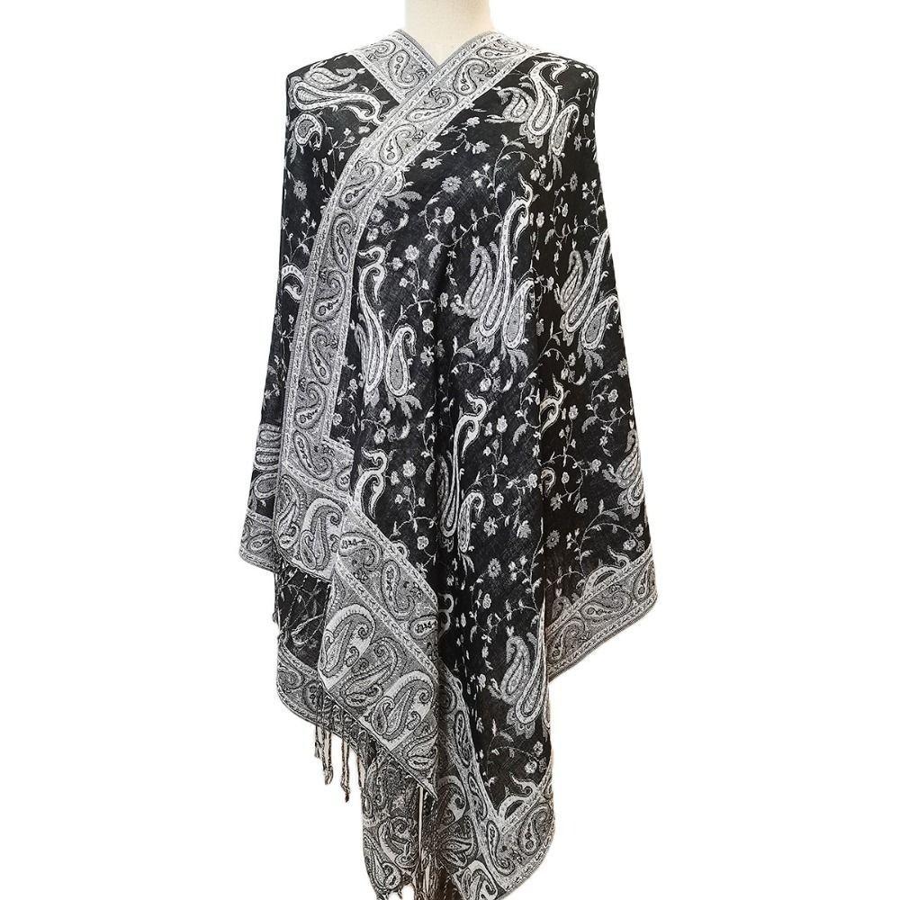Paisley Shawl Tassel Pashmina Fashion Hijab