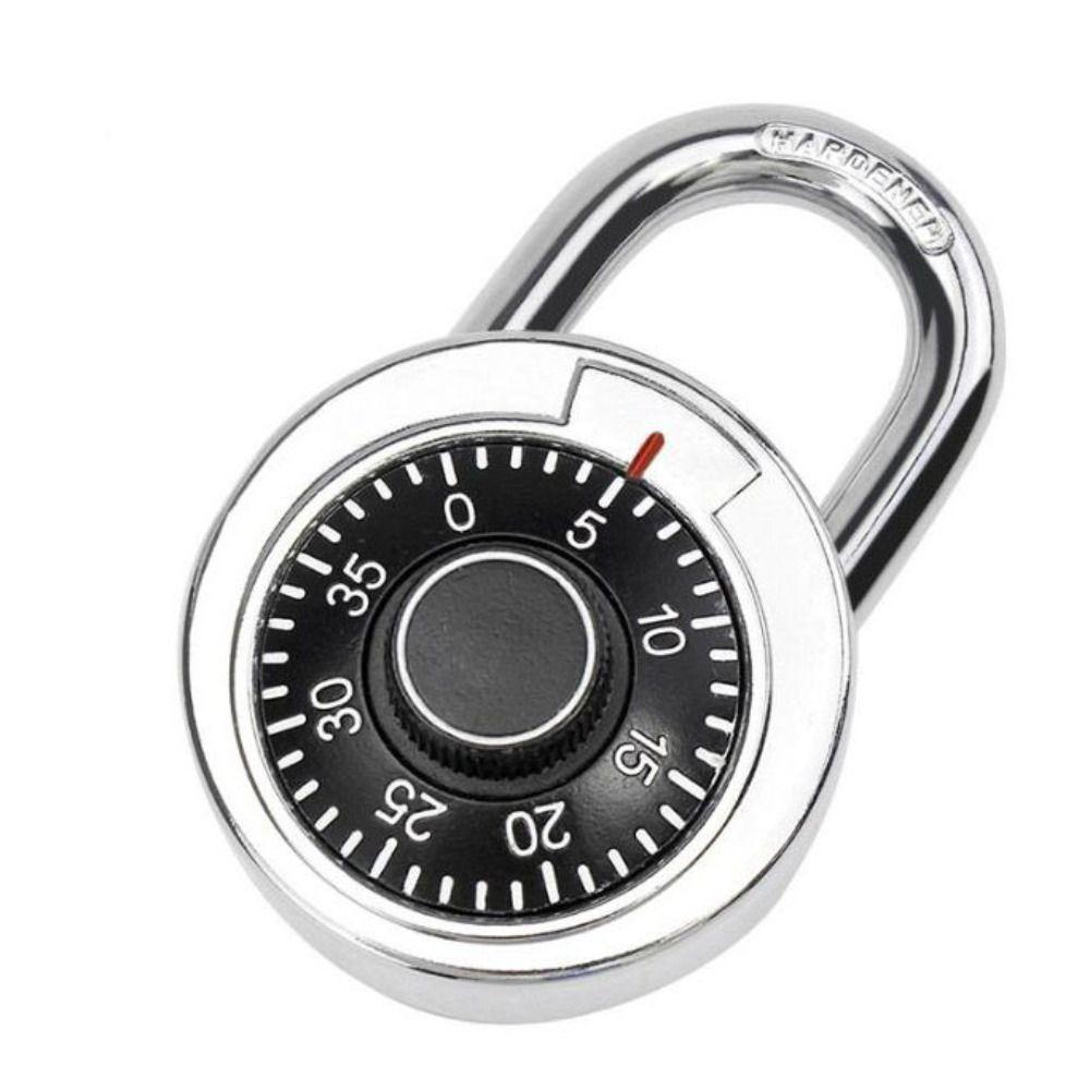 НОВЫЙ Высокозащищенный Замок Dia Lock Круглый Безключевой Замок из Нержавеющей Стали Водонепроницаемый Поворотный Замок Замок Прочный Высококачественный Замок