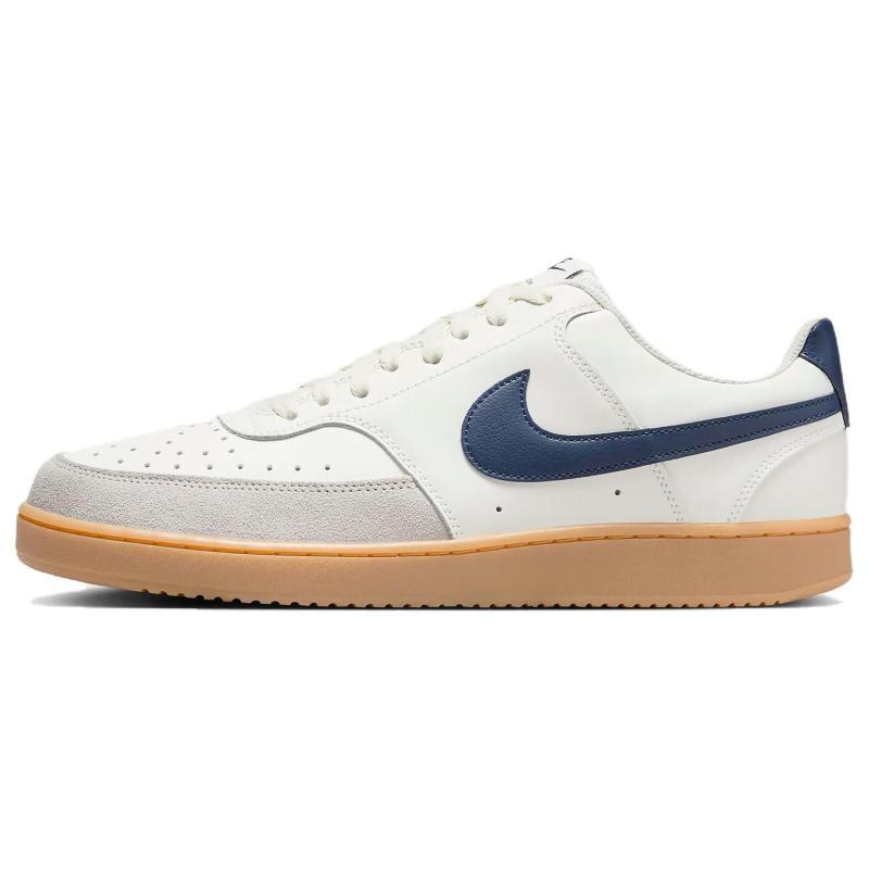 Nike Court Vision 1 Low Beige Blue Burgundy Sneakers HF1068-133