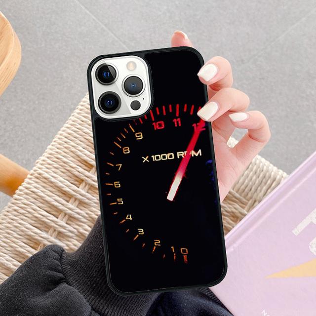 Speedometer Car Phone Case For Apple iPhone 17 Air Pro Max Plus Coque For iPhone 17 Air 14 15 16 13 12 Max Cover