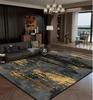 Luxury Abstract Living Room Carpets Golden Decoration Home Sofa Large Area Rugs Bedroom Bedside Tatami Soft Non-slip Floor Mat