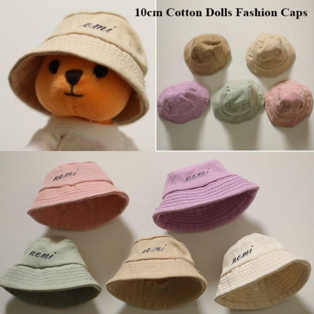Cute Fashion Caps 9 Colors Animal Wear Caps New Fishman Hat for 10cm Cotton Dolls/For Plush Doll