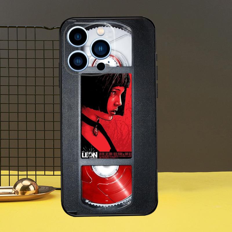 VHS tape cassette Home Alone Case For iPhone 15 14 13 12 11 Pro Max X XR XS 7 8 Plus SE 2022 12 13 Mini Bumper Cover
