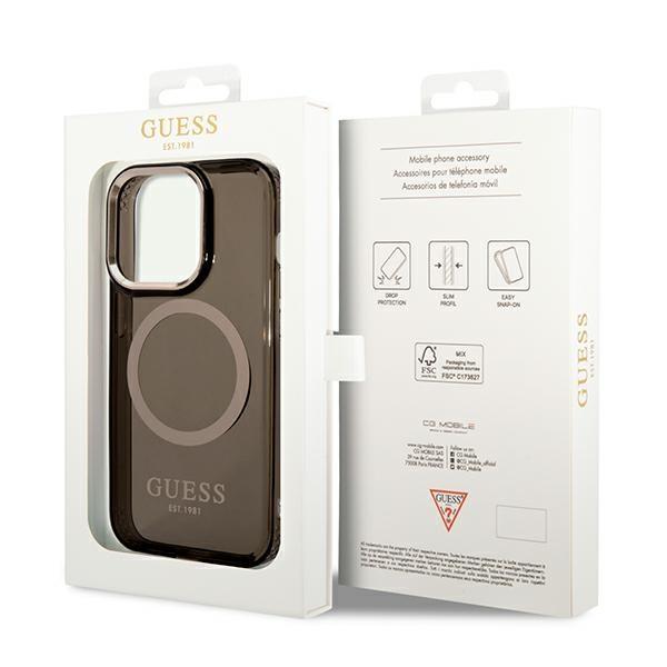 Etui do iPhone 14 Pro Max Guess MagSafe Czarne