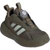Adidas Ozelle Fabric Comfortable Versatile Durable Low-Top Kids Casual Shoes Kids Casual Shoes Olive-Green IE6406
