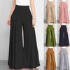 Women's Fashion Casual High Waist Broad Leg Pants Ladies Solid Color Loose Straigh Pants Female Long Pants