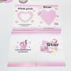 10Pcs Cute Korean Kpop Photocard Holder 3-inch Photocard Back Card Foldable Card Holder Decor Paper Board DIY Packing Material