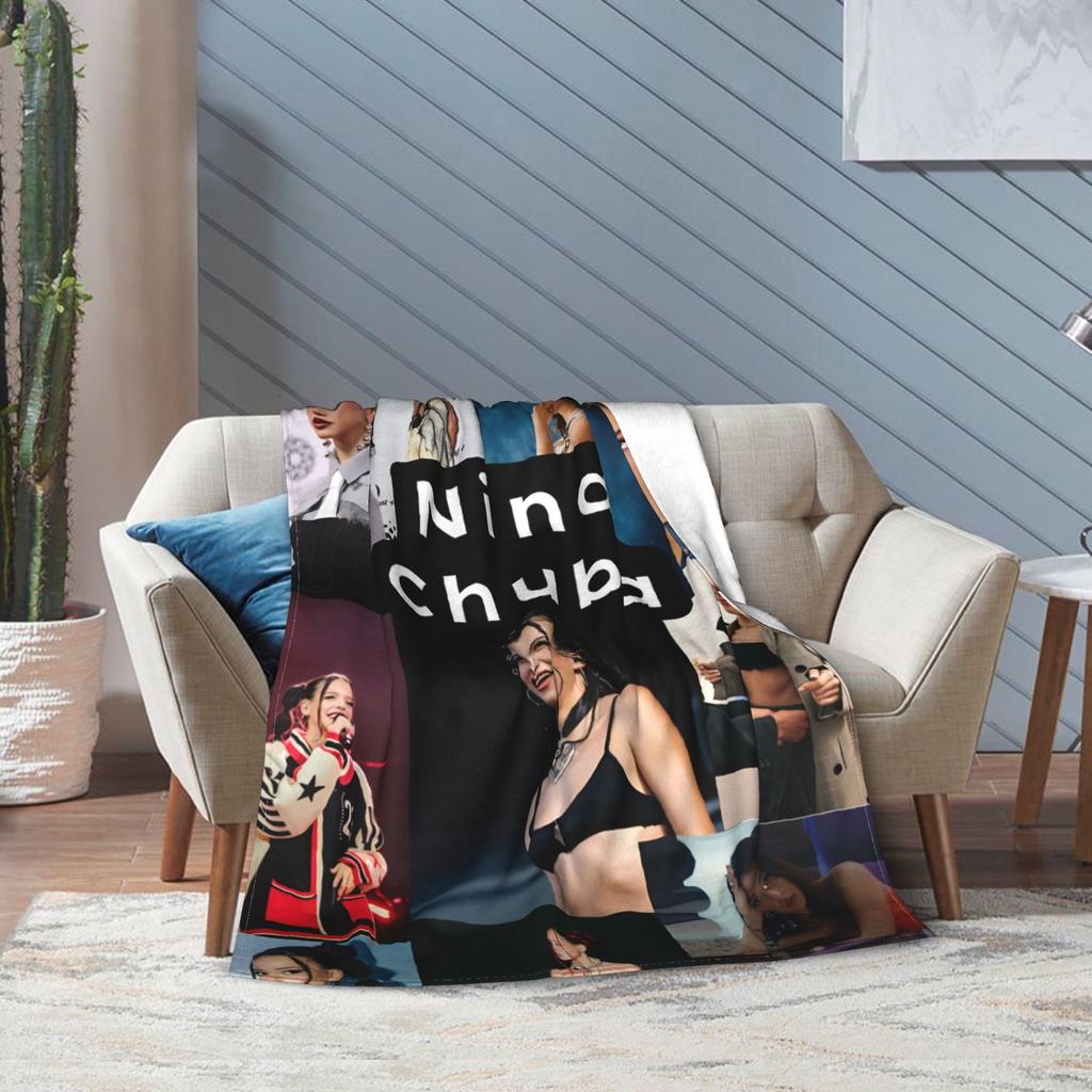 Нина Чуба Певица Аксессуары Плед Уютный Мягкий Пледы для Гостиной 50x60 Дюймов Разные Размеры Покрывало