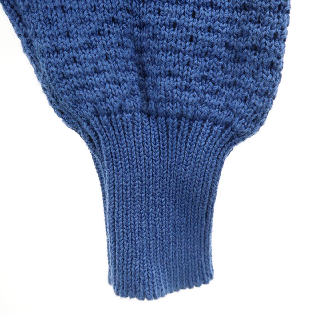 MELINDA GLOSS made in Italy Long sleeve sweater XS Blue knit Men's Used