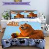 Grizzly Lemmings Adventure Print 3Pcs Bedding Setduvet Cover With 2 Bedropillowcase Home Birthday Gift