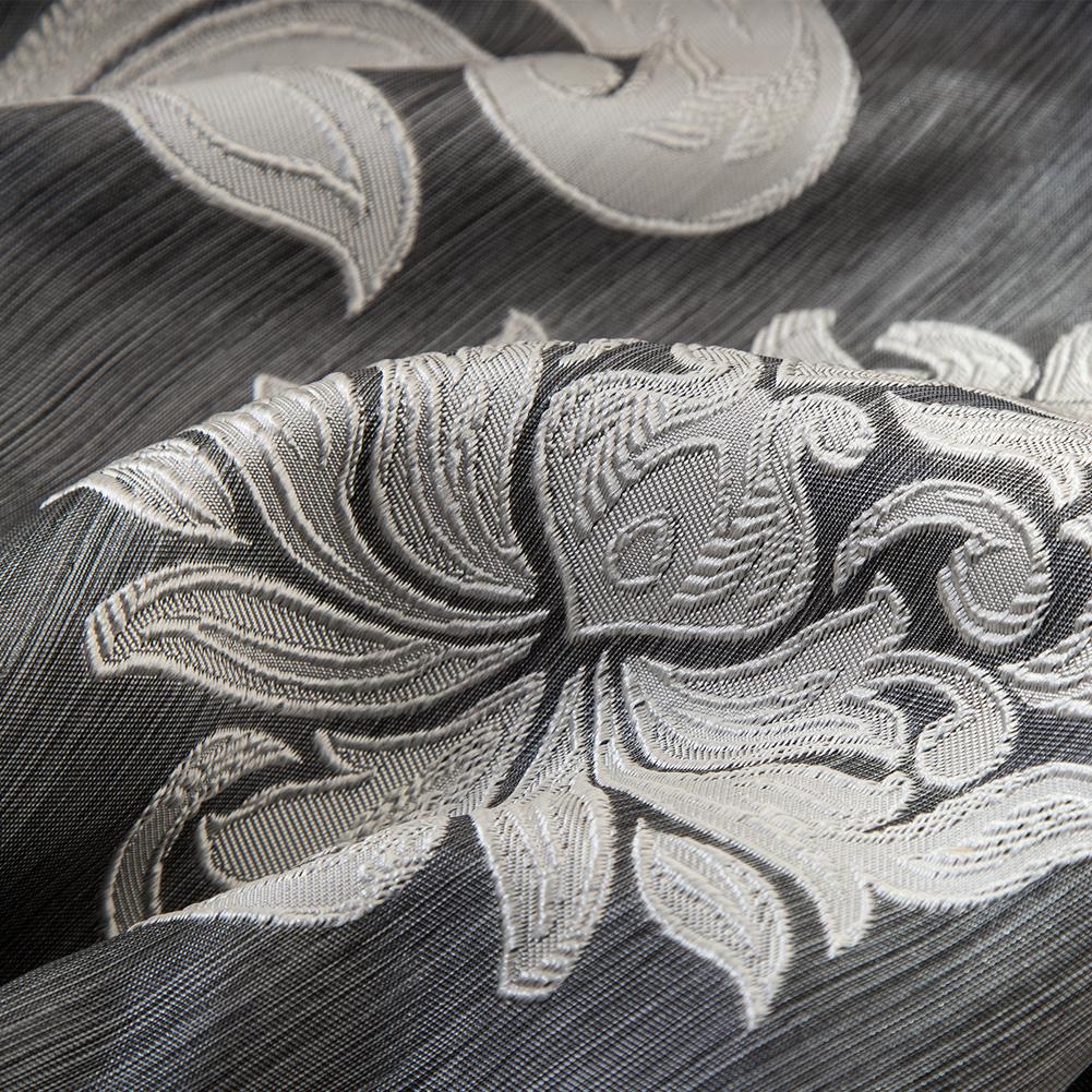 1 PC 100x130 Short Modern 40% Semi-blackout Jacquard Window Curtain For Home Decor