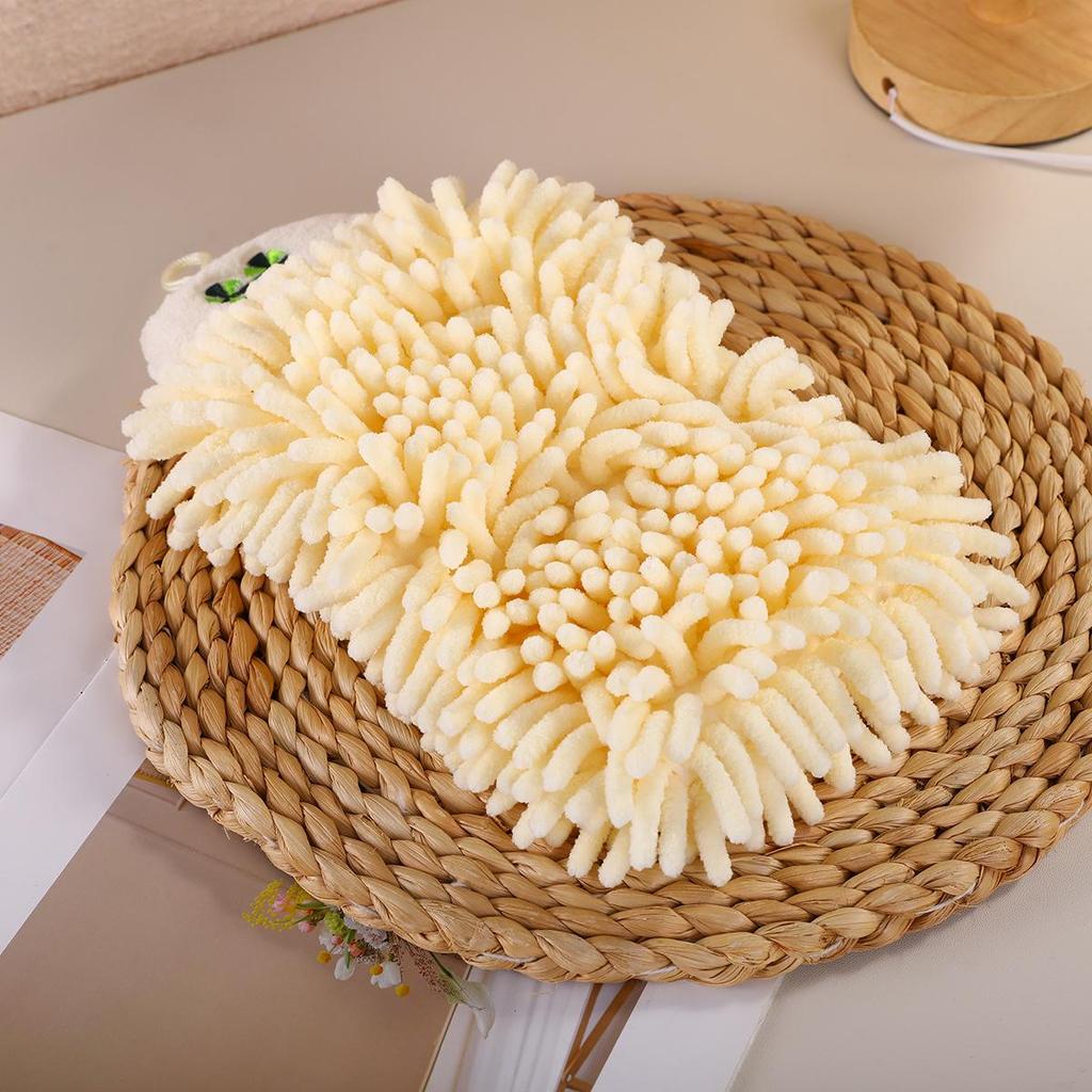 Быстросохнущее подвесное полотенце для рук из микрофибры (chenille) - Милое и впитывающее для кухни, ванной комнаты и туалета