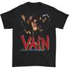 Черная футболка унисекс Vain band, Футболка Vain Band для фанатов