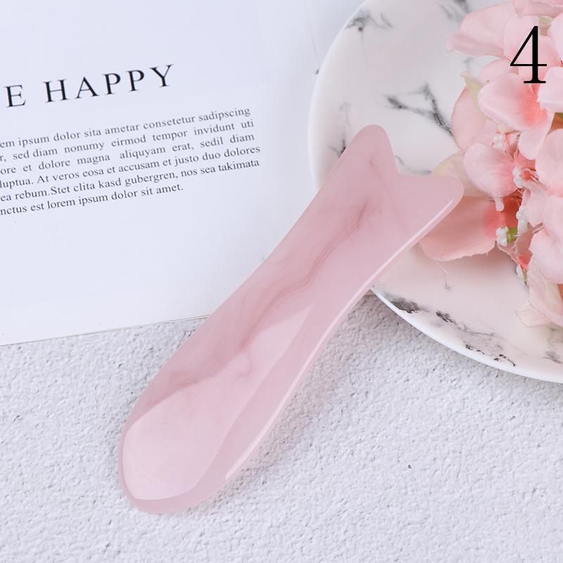 Natural Synthetic Resin Guasha Massage Face Tool Gua Sha Board Body Massager