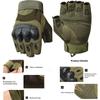 Перчатки для активного отдыха Мотоциклетные перчатки с жесткими костяшками Пейнтбол Страйкбол Охота Боевые перчатки Верховая езда Пеший туризм Скалолазание Перчатки с половиной пальцев