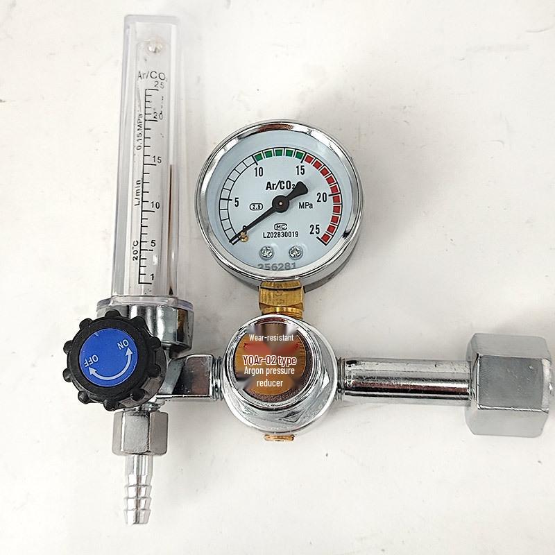 Industrial Argon Arc Welding Regulator: Shockproof Pressure Reducing Valve with Argon Gas Meter