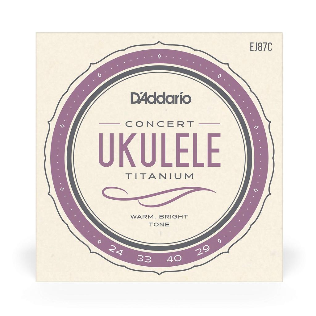Ukulele String EJ87C Titanium Concert Concert D'Addario []