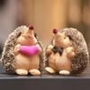 1 шт. 17 см кукла-ежик игрушки, пара плюшевых игрушек, уникальные и милые украшения в виде животных