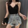 Summer Slimming Lace Vest Outer Wear Versatile V Neck Camisole Base Layer