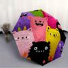 1 шт. Зонт-автомат «Вечеринка Монстров» с кнопкой одного нажатия, Ветрозащитная конструкция, Легкий портативный зонт для женщин и мужчин6095