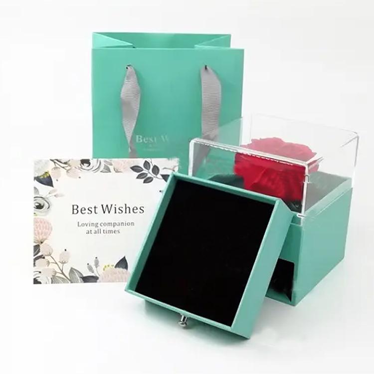 2023 Exquisite Jewelry Rose Box Charming Gifts for Girl Friends on Valentines Mother's Day Halloween Back to School