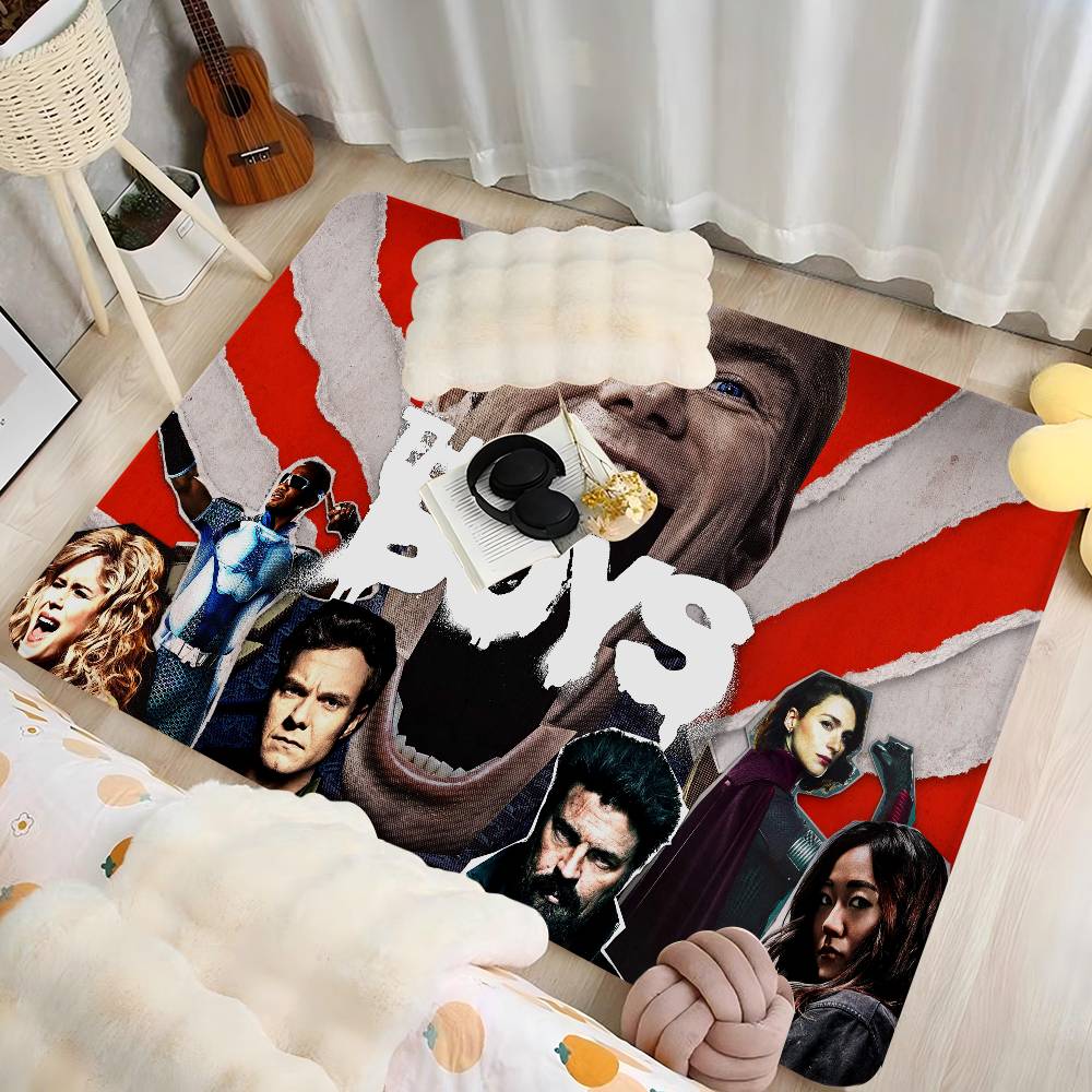 Movies The Boys Character Room Mats Anti-slip Absorb Water Long Strip Cushion Bedroon Mat Household Carpets