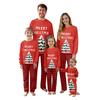Christmas Prints Family Matching Long Sleeve Tops+Pants Set Family Matching Sets