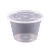Disposable Round Plastic Takeout Bowls with Lids