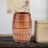Бытовая натуральная классическая деревянная чашка для воды, пива, кофе, молока, чая