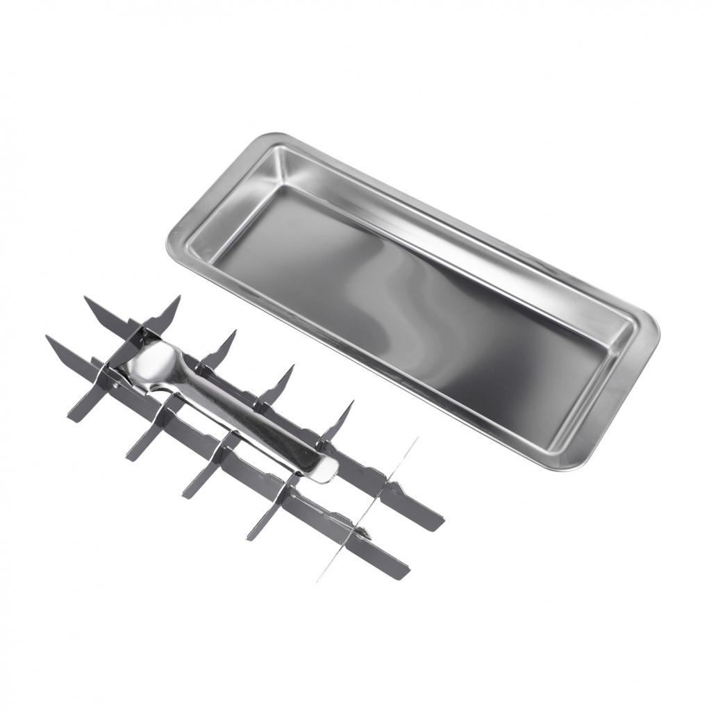 1шт нержавеющая сталь 18 слотов легкосъемные лотки для кубиков льда льдогенератор