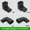 Bend Up/Down/Left/Right Down UP Corner Plug AC Plug Conversion Plug Power Adapter IEC Connector