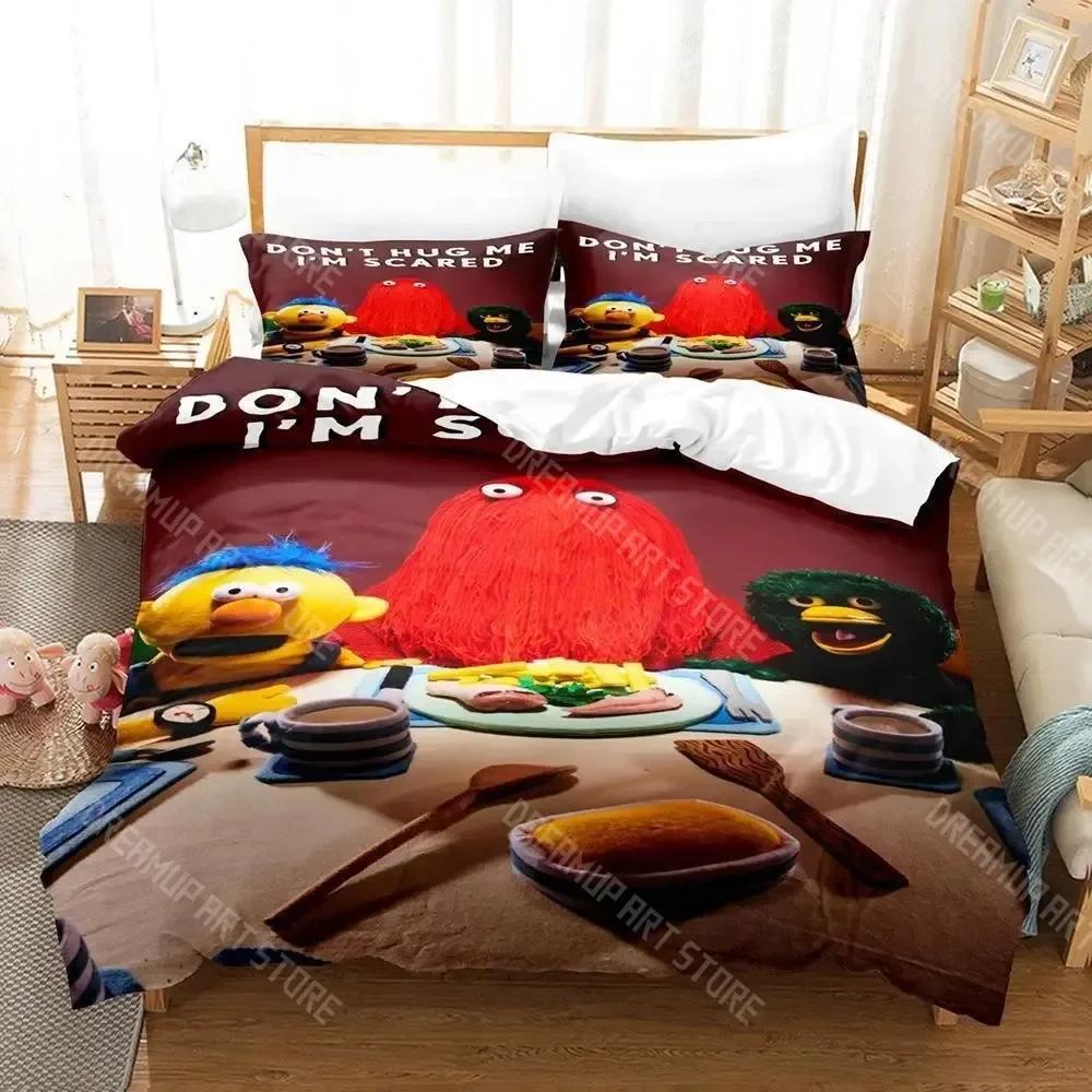 3d Print Anime Don't Hug Me I'm Scared Bedding Set Single Twin Full Queen King Size Bed Set Adult Kid Bedroom Duvet Cover Sets