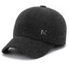 Men's Winter Warm Leather Baseball Cap with Ear Protection