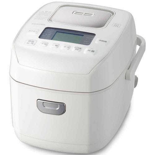 IRIS OHYAMA Rice Cooker 3 Cups Pressure IH 50 Different Types of Cooking Function Extra Thick Pot 2022 Model RC-PDA30-W White