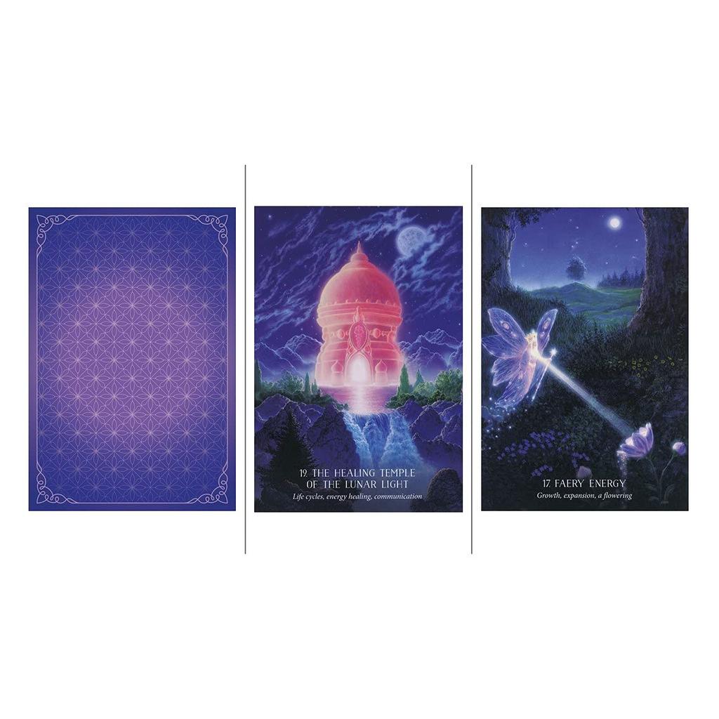 Kancharo Oracle Cards, 44-Card Set, Tarot Reading [Oracle of the Hidden Worlds], Includes Basic Instructions and Pouch (Japanese) (Authentic)