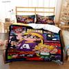 DR Slump Arale Аниме Пара Все Сезоны Пододеяльник Одеяло Комплект Постельного Белья Мягкий Чехол для Одеяла и Наволочки Односпальный/Двуспальный/Евро/Кинг
