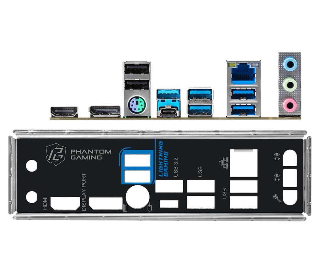Материнская плата ASRock B550M PG Riptide AMD Ryzen 5000 Series CPU Совместимая материнская плата B550M MicroATX Авторизованный дистрибьютор (Сокет AM4) [Одомашненный