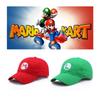 Унисекс Кепка Super Mario с алфавитом Хлопковый твил с коротким козырьком