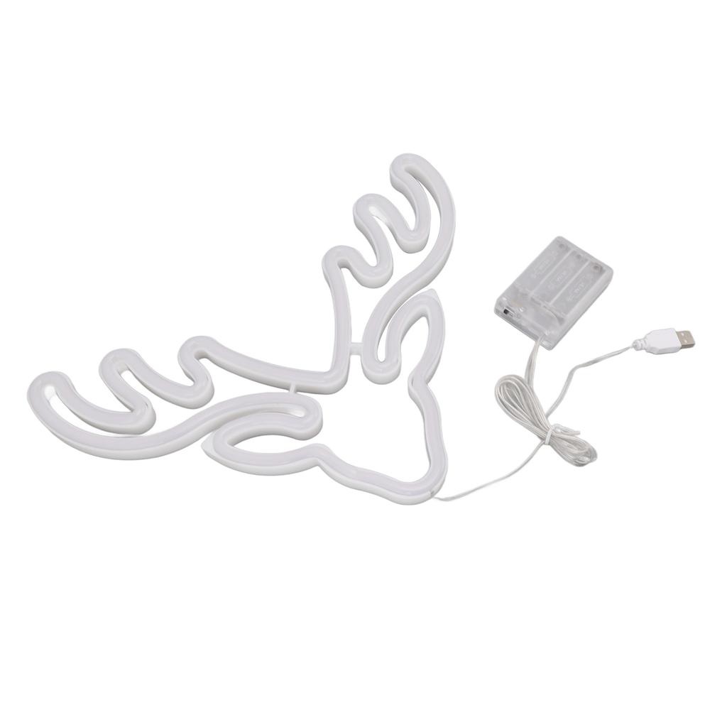 Neon Light LED Sign USB Battery Powered Christmas Holiday Bedroom Wall Decor Ornaments