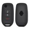 For Renault Kadjar Captur Symbol Koleos Megane 2016-2018 Key Case Cover Skin Holder 3 Button
