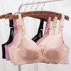 Lace Thin Women's Bra, No Padding, Supportive for Large Breasts, Steel Ring, Large Cup Sizes