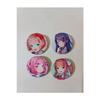 Значок Doki Doki Literature Club, 4 шт., 37 мм